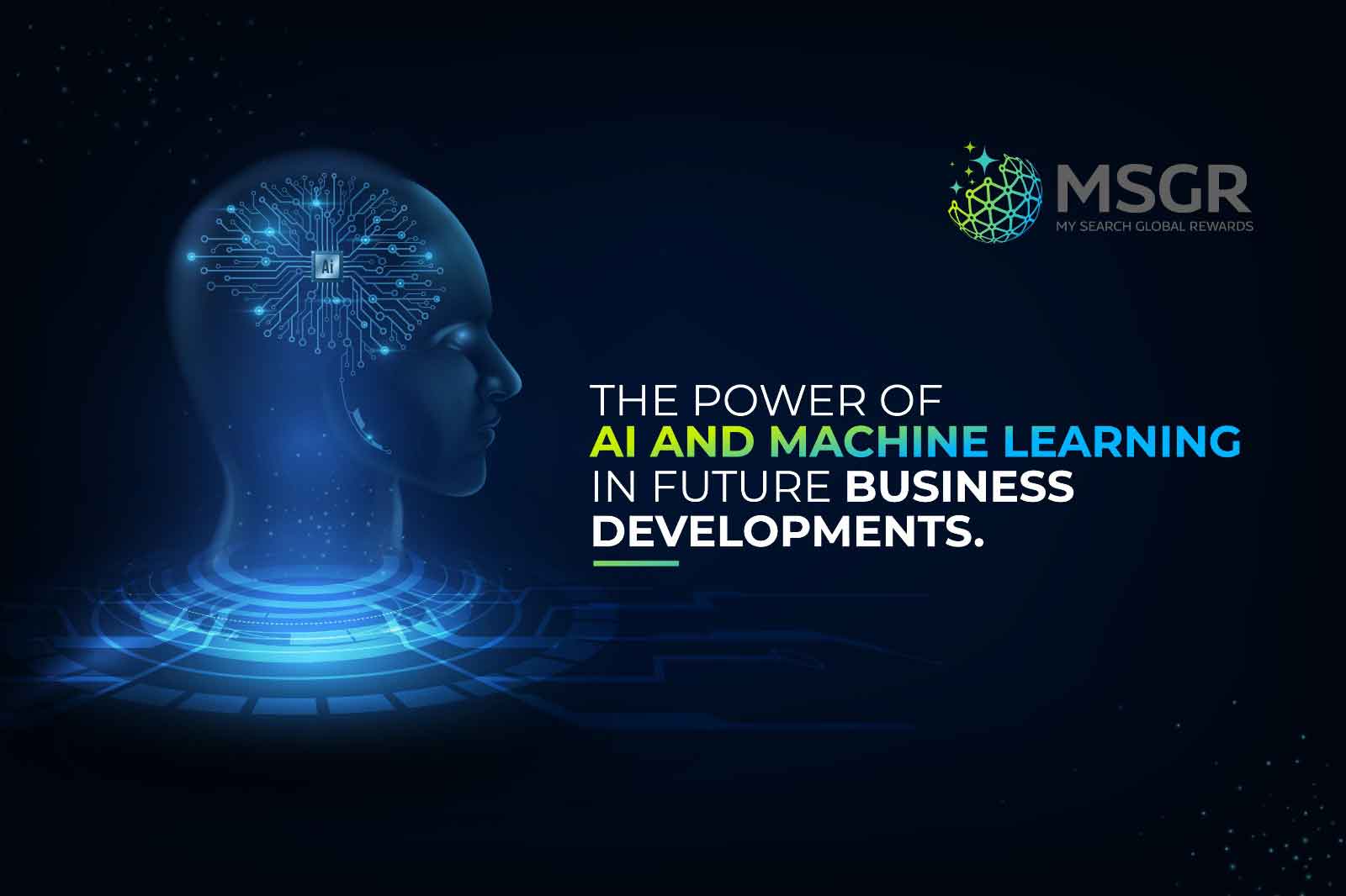 The Power of AI  and Machine Learning-in future-business developments